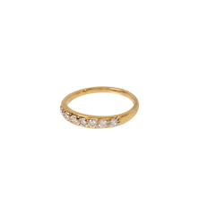 Vintage Diamond Eternal Band Ring 18K