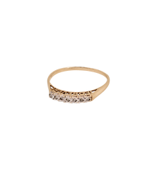 Vintage Diamond Forever Ring 9K