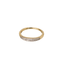Vintage Diamond Sunlit Pavé Ring 9K