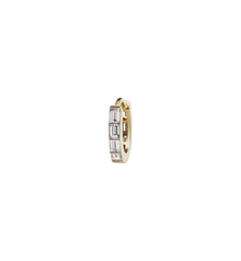 Maria Tash Invisible Diamond Baguette Earring 14K