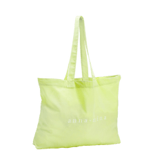 Canvas A+N Green Tote Bag
