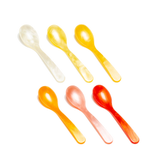 Yellow Acrylic Teaspoon Set
