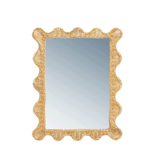 Bali Wavy Rattan Mirror