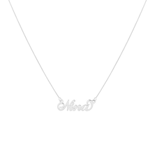 Carrie Necklace Square Chain WG 14K
