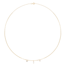 Chandelier Necklace Gold Plated