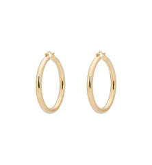 Classique Hoop Earrings Gold Plated