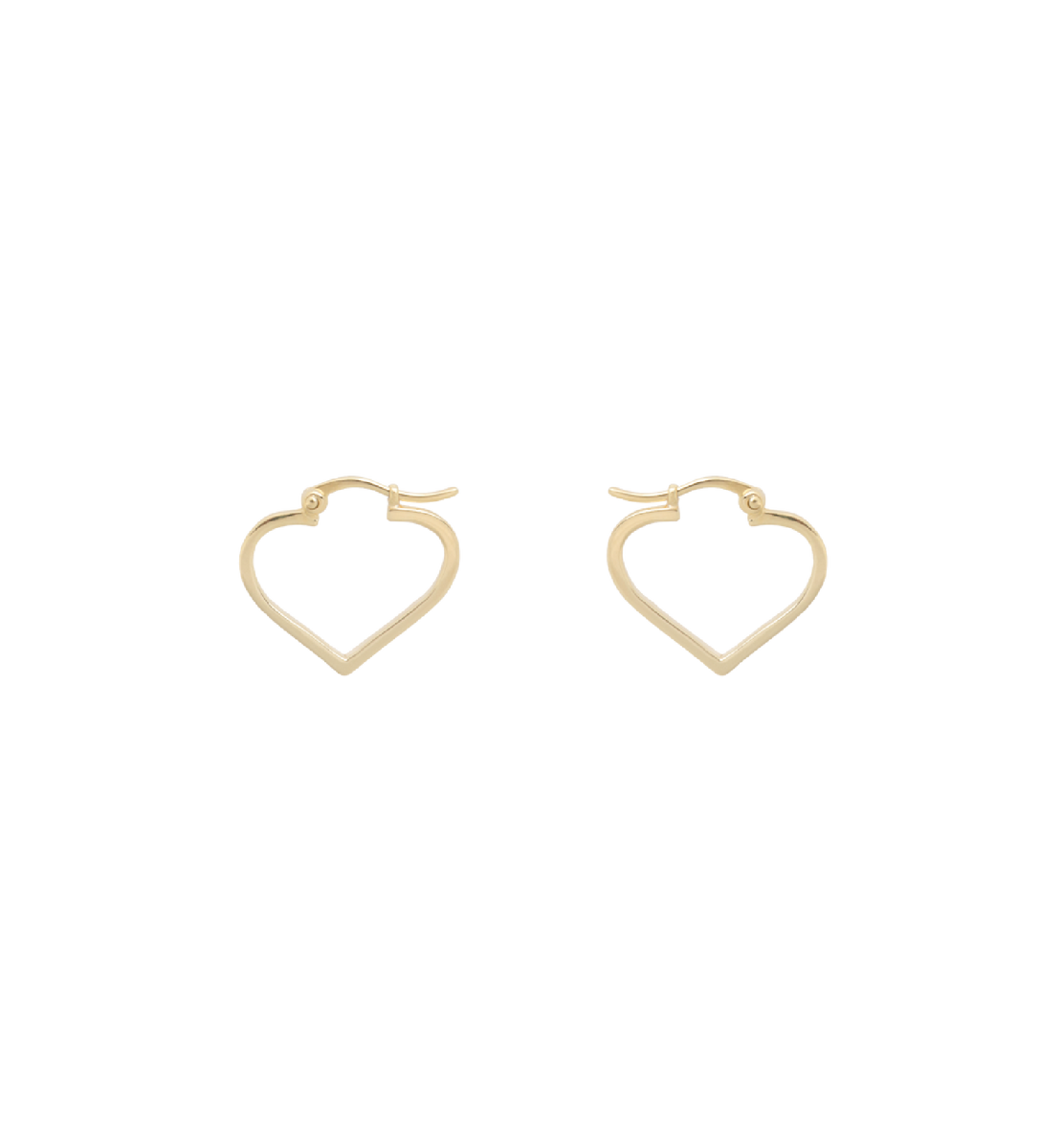 Funky Love Small Hoop Earrings Goldplated | Jewellery | Anna + Nina