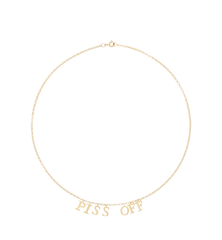 Profanity Necklace Gold Plated