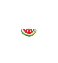 Susan Alexandra Single Watermelon Enamel Stud