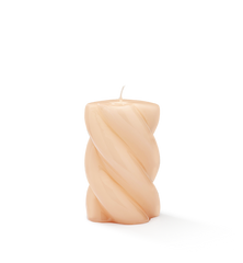 Blunt Twisted Short Candle Nude