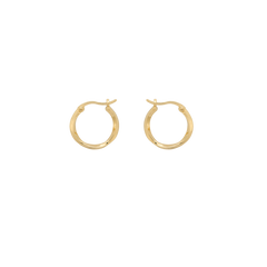 Dazzling Ring Earrings Goldplated