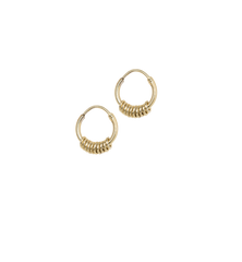 Multi Ring Earring Goldplated
