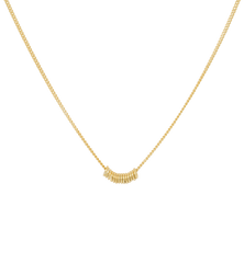 Multi Ring Necklace Goldplated