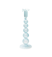Cloudy Glass Candle Holder